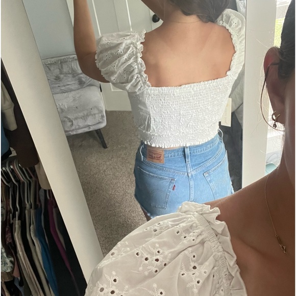 Ocean Drive White Top NWT Size M - Picture 2 of 6